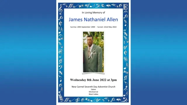 In Loving Memory of James Nathaniel Allen
